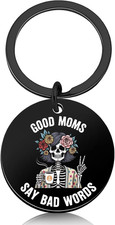 Mom Keychain Best Mom Ever Gifts Funny Mama Keychain Mom Birthday Gifts from Dau