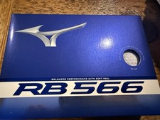 Brand New Mizuno RB 566 Golf Balls White 1 Dozen No Logos Free Shipping.