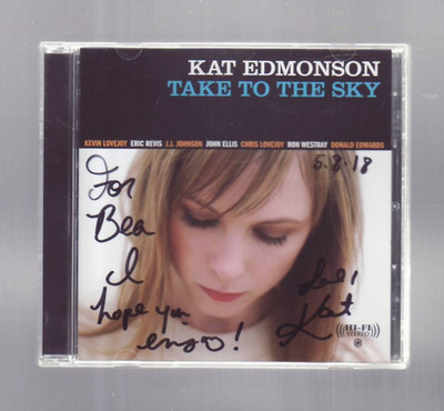 (CD) KAT EDMONSON - Take To The Sky / SIGNED