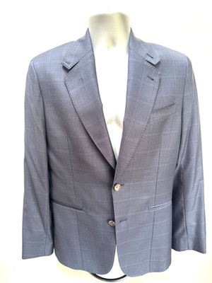 Paul Smith Herren Blazer Blau Schurwollmischung UK38EU48 Neu mit Etikett UVP 495£