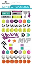 Paper House LIFE ORGANIZED Planner Stickers - SPORTY GIRL - 267 pcs