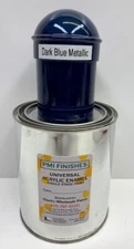 Dark Blue Metallic Quart Single Stage ACRYLIC ENAMEL Car Auto Paint