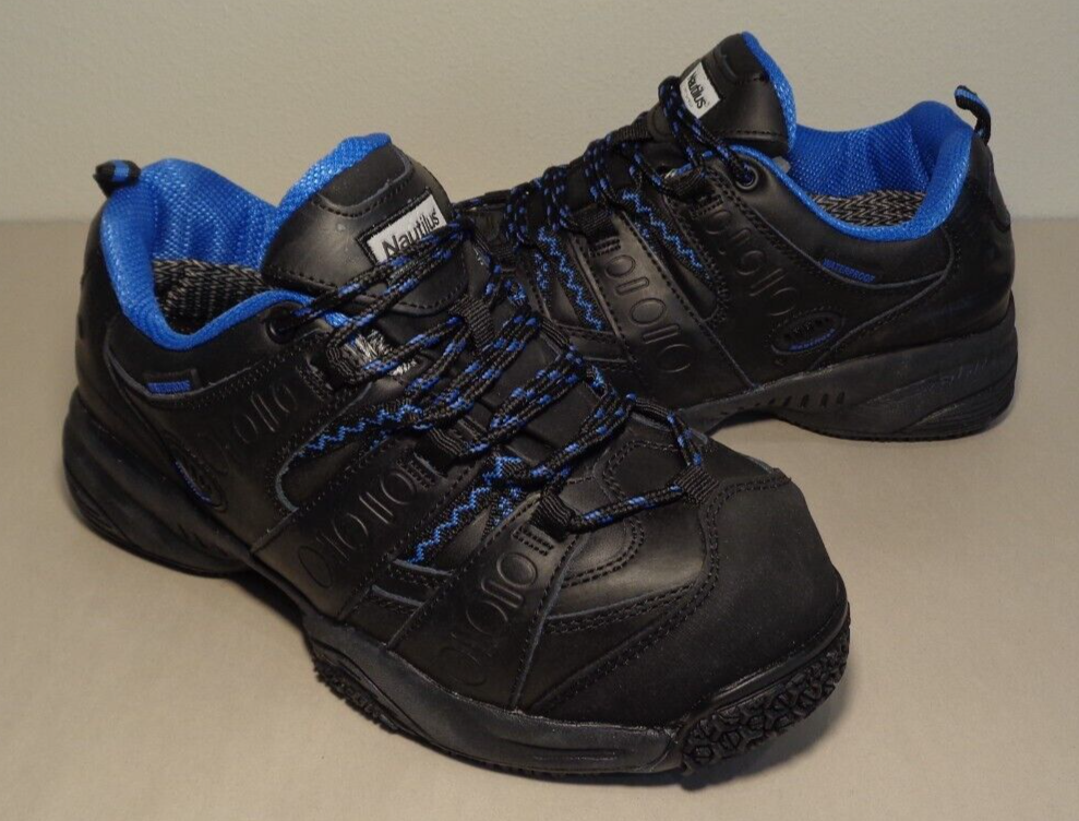 Nautilus Size 6.5 Wide AVENGER N2161 Black New Women's Safety Toe
