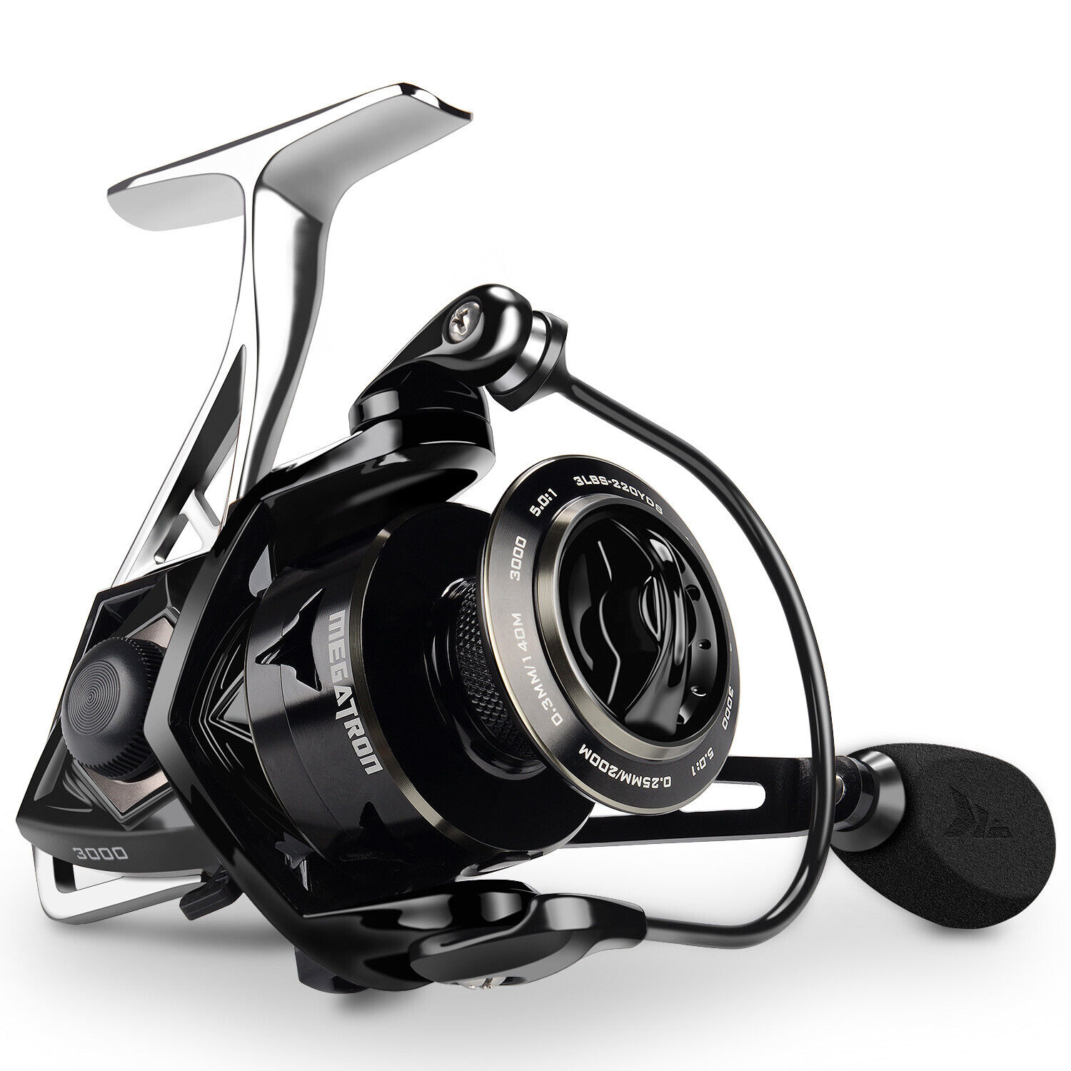 KastKing MegaTron 3000 Fishing Reel 15KG Max Drag Spinning Reel 5.0:1 Gear Ratio