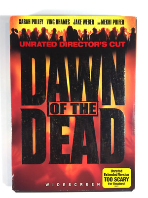 Dawn of the Dead (DVD, 2004, Unrated Directors Cut Widescreen) SLIPCOVER