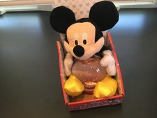Disney Plush Valentines Mickey Mouse Photo Waterglobe Softie 7"