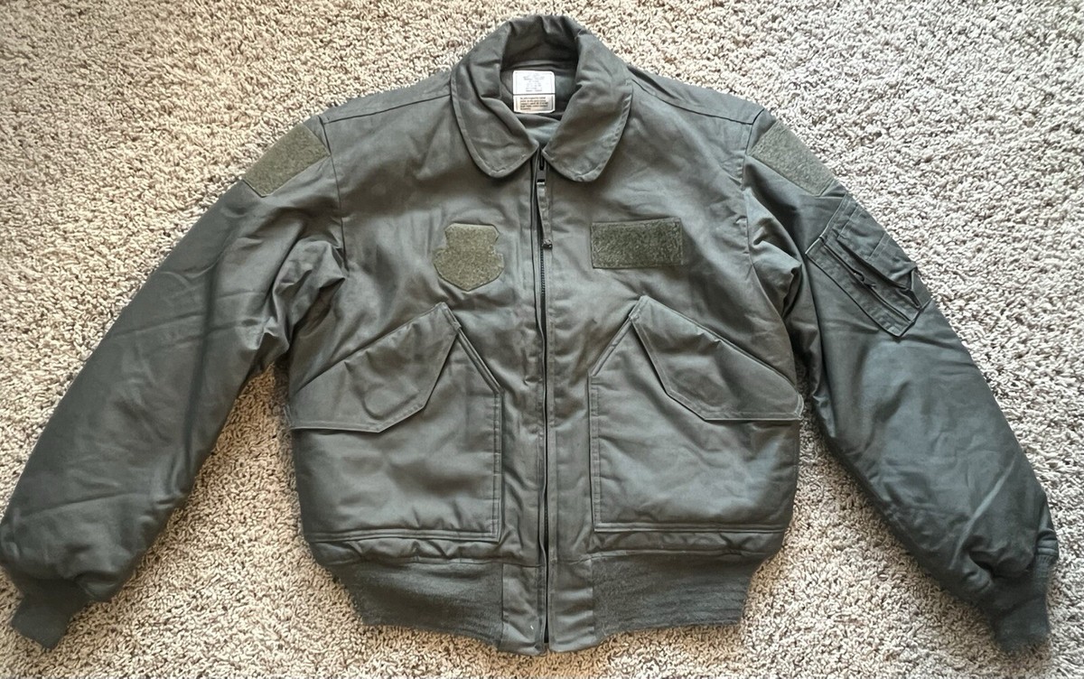 US Military CWU-45/P Mens Winter Flight Jacket Bomber Aramid Nomex