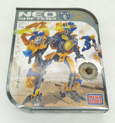Mega Bloks Set 6310 Neo Shifters Atlas Raan MISB NEW sealed Vintage Figure Retro