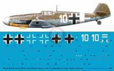 Peddinghaus 1/48 Bf 109 G-2 Markings Ernst-Wilhelm Reinert 4./JG 77 Libya 4014