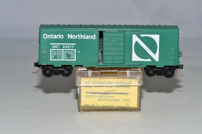 N Maßstab Kadee 24377 Ontario Northland Ont. 92077 12.2m Kiste Auto W MT Koppler