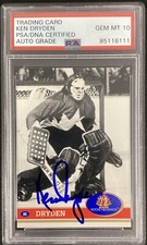 Ken Dryden Signed 1991 Future #85 Hockey Card PSA/DNA Autograph 10
