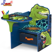 Children Dinosaur Chair Desk with Storage Bin - Greenguard Gold Certified