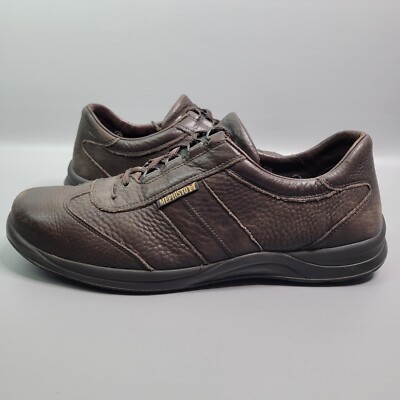 Mephisto Runoff Air Jet System Shoes Men 11.5 Brown Leather Oxford Sneaker