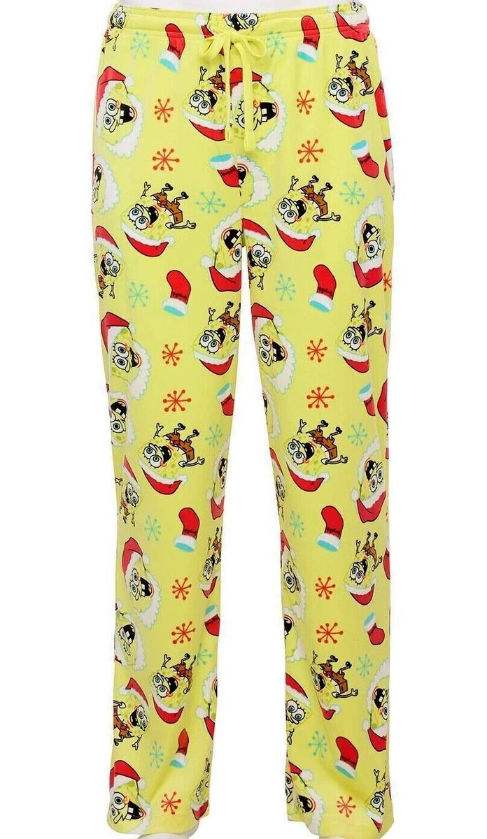 SPONGEBOB SQUAREPANTS Pyjama voor heren, lang, comfortabele SPONGEBOB SQUAREPANTS Pyjama voor heren, lang, comfortabele