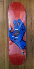 Santa Cruz Screaming Hand Skateboard Deck 8.0”x31.5” Red Brand, New Sealed