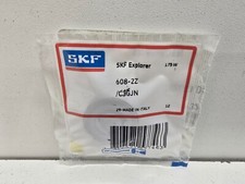 GENUINE NEW IN BAG SKF 8MM X 22MM X 7MM DEEP GROOVE BALL BEARING 608-2Z/C3GJN