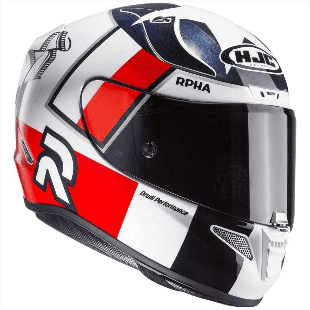 Hjc Casco Integrale Rpha 11 Ben Spies MC1 Varie Taglie Disponibili