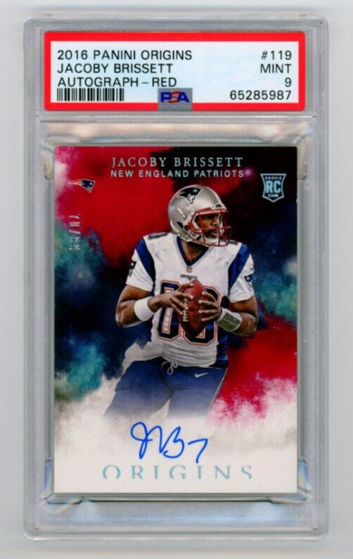 Jacoby Brissett Panini Origins #119 Autograph-Red