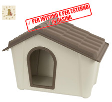 Cuccia per Cani Gatti di Piccola Taglia da Interno ed Esterno in Resina 56x39x44