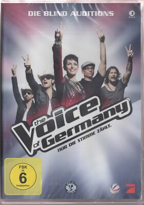 The Voice Of Germany Die Blind Auditions NEU 3DVDs Nena Rea Garvey Boss Hoss