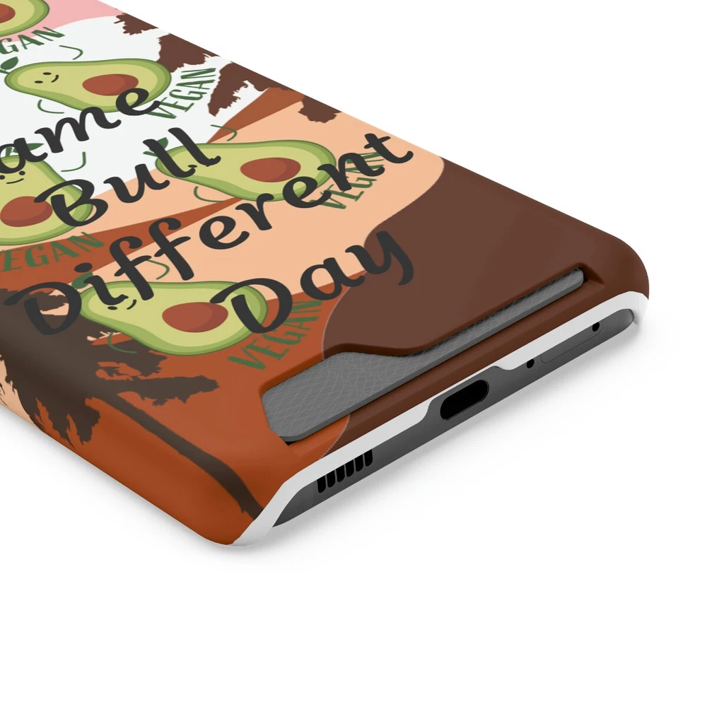 Slim Protective Phone Case with Built-in Card Holder  