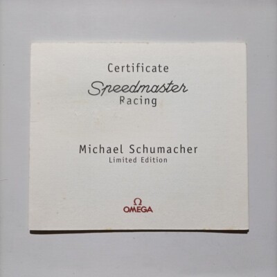 Omega Speedmaster Racing Instructions Booklet, Libretto Istruz. Vintage - Used
