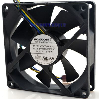PV902512PSPF 0D 435452-001 92mm x 25mm DC 12V 4Pin PWM CPU cooling fan for HP
