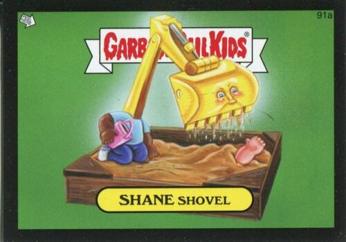 Garbage Pail Kids Mini Cards 2013 Black Parallel Base Card 91a SHANE Shovel - Picture 1 of 1