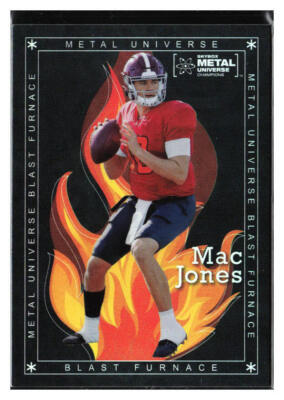 2021 SkyBox Metal Universe Champions #BF-13 Mac Jones Blast Furnace