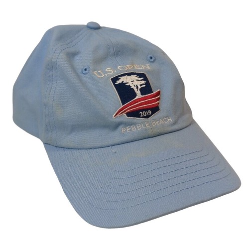 Navy Blue PEBBLE BEACH GOLF LINKS Golf Course Logo Adjustable Hat