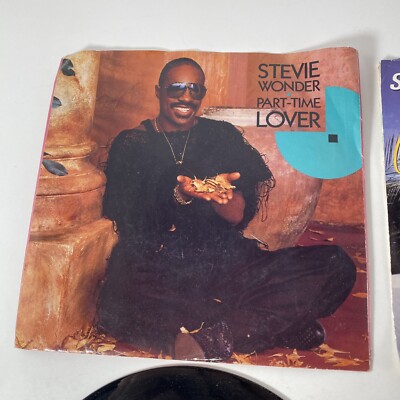 Stevie Wonder Part-Time Lover & Overjoyed Vintage 7