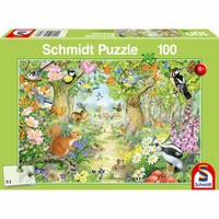 Schmidt Spiele Tiere Im Wald Kinderpuzzle Kinder Puzzle Kinderpuzzles 100 Teile