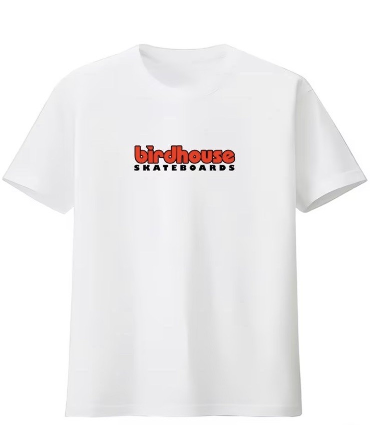 Skateboard T Shirt Mens XL  with  Birdhouse  Logo White Gift