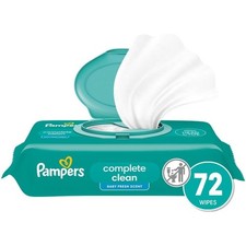 Gently Cleans Head to Toe Fresh Scented Wipes Complete Clean 72 Count