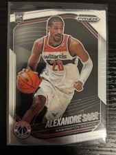 2024-25 NBA Panini Prizm Black Alexandre Alex Sarr Base Rookie Card #46