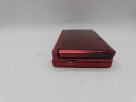Nintendo 3DS Flame Red with 5 Pens And Case - Tested And Works No Adapter