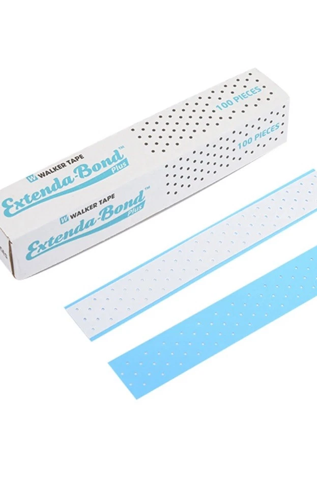 EXTENDA BOND PLUS 12" PELUCA DE ENCAJE CINTA DE TUPÉ 4-6 SEMANAS DE SUJECIÓN 100 PIEZAS ~ ANDADOR Foto 3 de 4