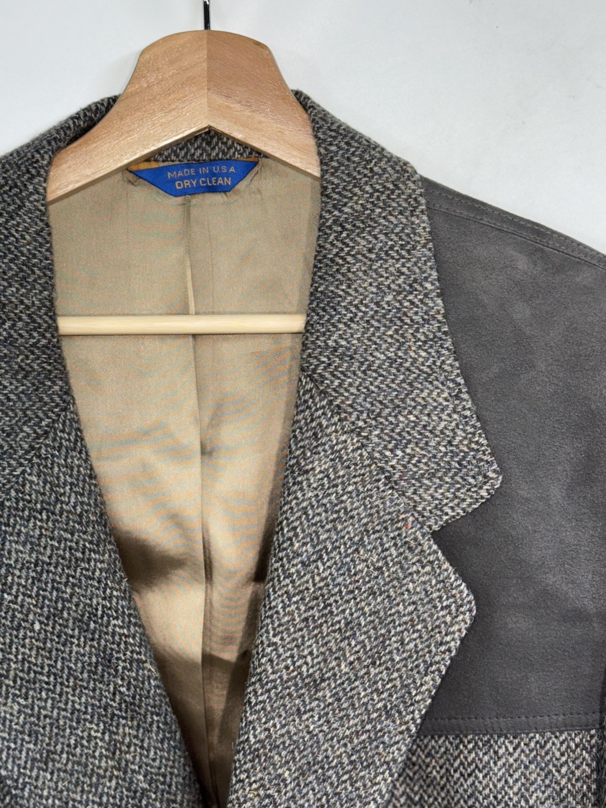 Pendleton Blazer Men's 50  gray Multi Herringbone… - image 1