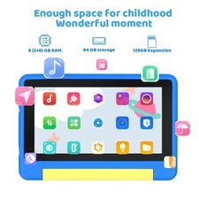 AEEZO 7" Kids Tablet Android 13 8GB RAM 64GB ROM Parental Control Educationa