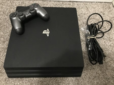 PS4 / Sony Playstation 4 - Pro 1TB - FW 13.02  CONTROLLER CABLES