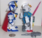 SD Gundam Force 01 Captain Gundam and Superior Defender 4" Bandai 2003 lot of 2 — photo 2