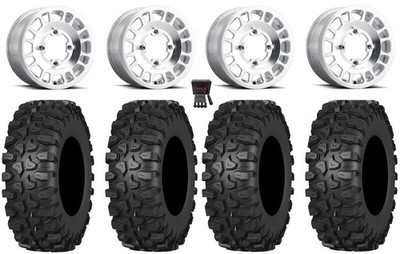 Method 412 15x6 Wheels Raw (5+1) 32'' Warhawk Tires Pioneer 1K / Talon