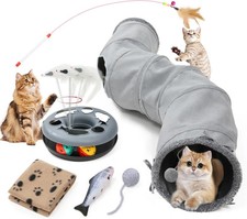 Cat Tunnel Toy for Cats & Small Pets Collapsible Interactive Play Tube