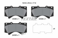 Textar Bremsbelagsatz, Scheibenbremse 2438601 FüR Toyota