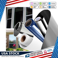 Uncut Window Tint VLT Film Heat Reduce Block Shade Sunblock Mirror Home Office