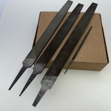 4 Vintage Kearney And Foot Made In USA Files Flat Half Round Square 6” 12” 14”