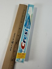 VTG 1997 Crest Complete Rippled Bristles Soft Full Angle Toothbrush Red