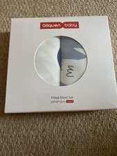 Gliquen Łóżeczko dziecięce Prześcieradło z gumką 120x60x15