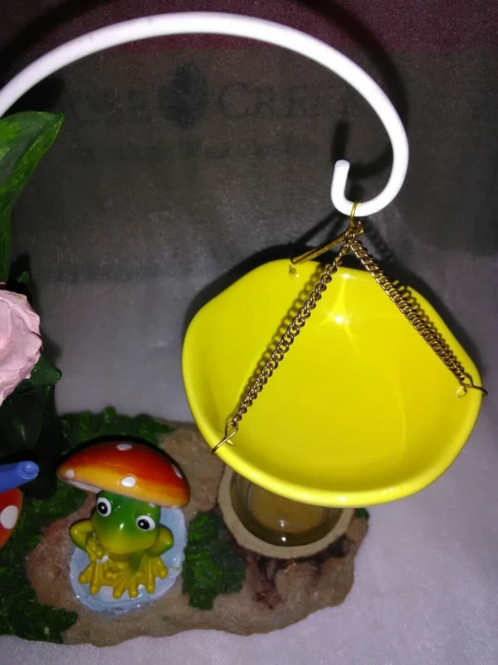 Yankee Candle Rainy Day Quemador de Tarta Colgante Calentador de Cera 2011 Patos Rana Tulipanes XC Foto 3 de 4