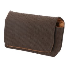 Digital Camera Storage Bag, 6 x 4 x 1.3 Inch Fiber Material Multi-Purpose, Brown